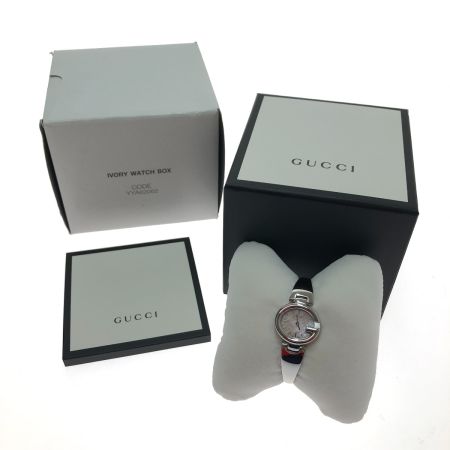  GUCCI グッチ シマ 腕時計 ピンクシェル クオーツ YA134510