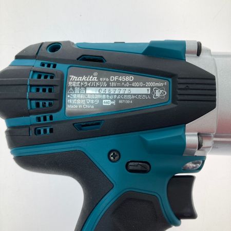  MAKITA マキタ 充電式ドライバドリル　18Ｖ DF458DRGX