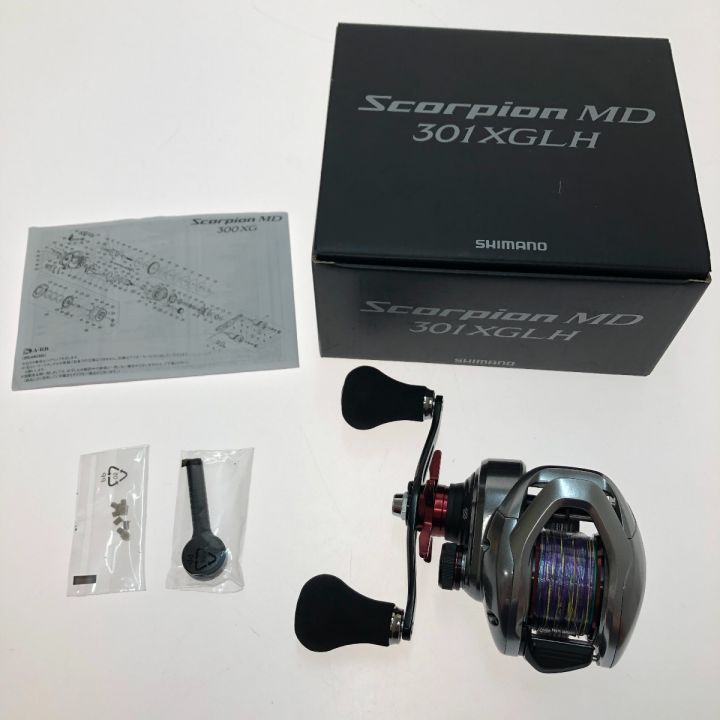 SHIMANO シマノ 21 スコーピオンMD 301LHXG 左巻き ベイトリール 301XG｜中古｜なんでもリサイクルビッグバン