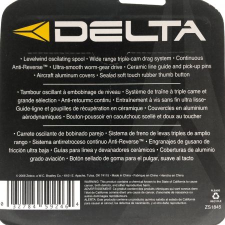  ZEBCO デルタ スピンキャストリール DELTA