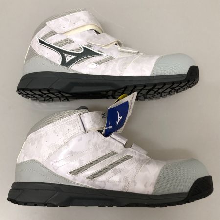  asics アシックス 安全靴 オールマィティLS ミッドカットタイプ 26.5cm C1GA180205 ホワイト