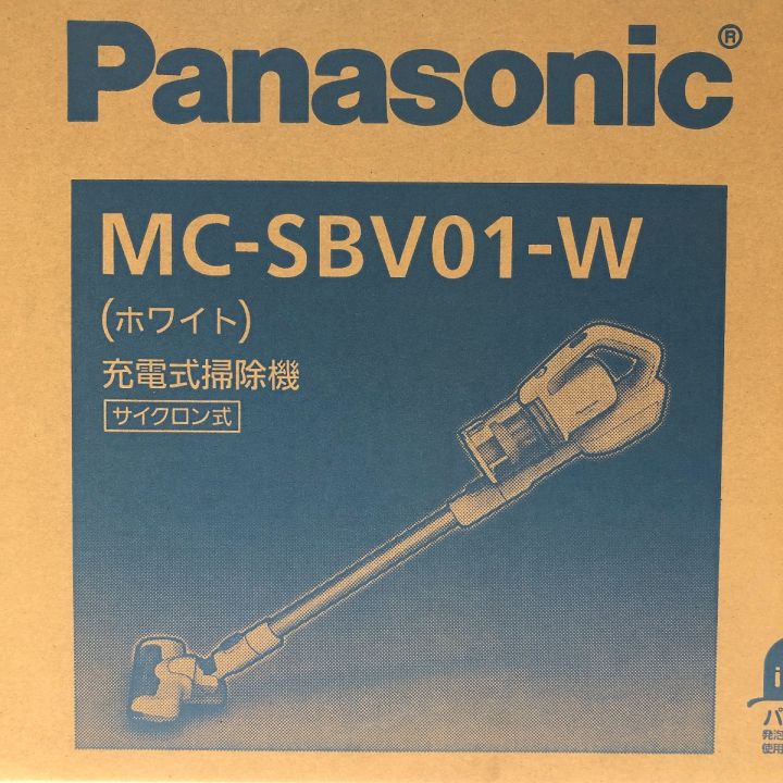 Panasonic パナソニック 充電式掃除機 サイクロン式 コードレス MC-SBV01-W ホワイト｜中古｜なんでもリサイクルビッグバン