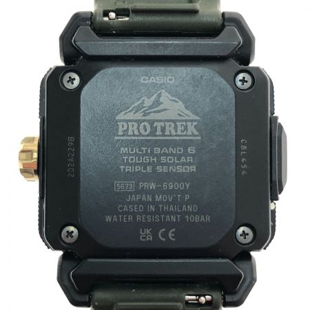  CASIO カシオ 腕時計 プロトレック クライマーライン 電波ソーラー PRW-6900Y グリーン