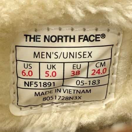  THE NORTH FACE ザノースフェイス ウインターキャンプブーティー 防寒ブーツ 24cm 本体のみ NF51891 ブラウン