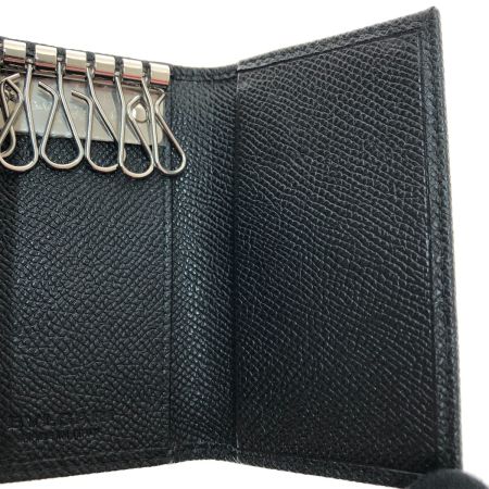  BVLGARI ブルガリ 6連キーケース 30422 ブラック