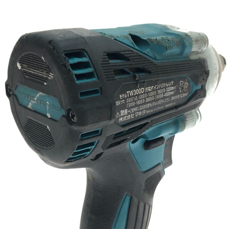 中古】 MAKITA マキタ 充電式インパクトレンチ 18V 本体のみ TW300D ...