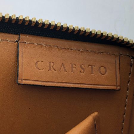  CRAFSTO シェルコードバン L字ファスナー財布 本体のみ ブラック