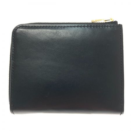  CRAFSTO シェルコードバン L字ファスナー財布 本体のみ ブラック