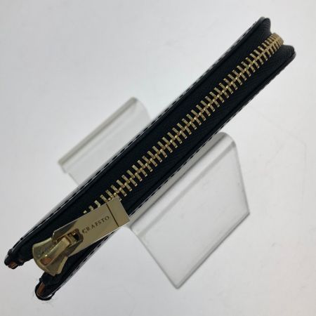  CRAFSTO シェルコードバン L字ファスナー財布 本体のみ ブラック