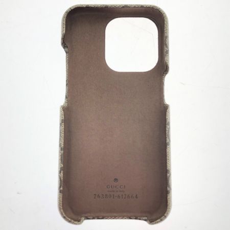  GUCCI グッチ オフィディア IPHONE 15PRO スマホケース 763801 ベージュ＆エボニー GGスプリーム キャンバス