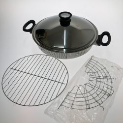 □□ AMWAY クィーン ウォック 鍋 AD-4194 Sランク