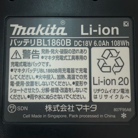 MAKITA マキタ バッテリー 18V 6.0Ah BL1860B
