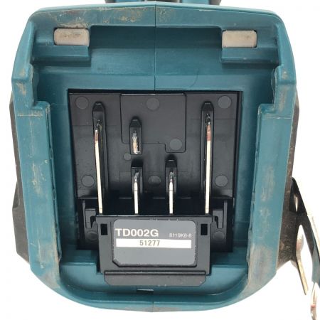  MAKITA マキタ 充電式インパクトドライバ 40V TD002GRDX ブルー