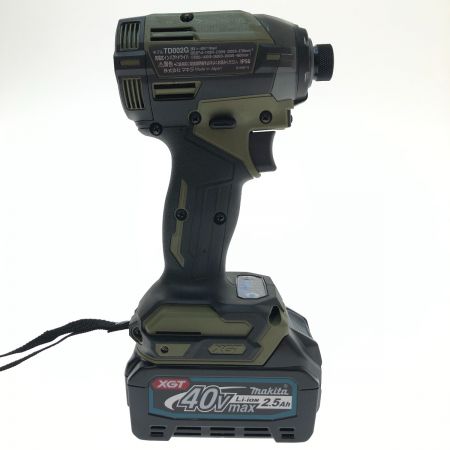 MAKITA マキタ 充電式インパクトドライバ 40V TD002GRDX O オリーブ｜中古｜なんでもリサイクルビッグバン