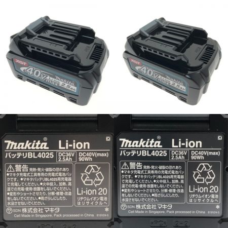  MAKITA マキタ 充電式インパクトドライバ 40V TD002GRDX O オリーブ