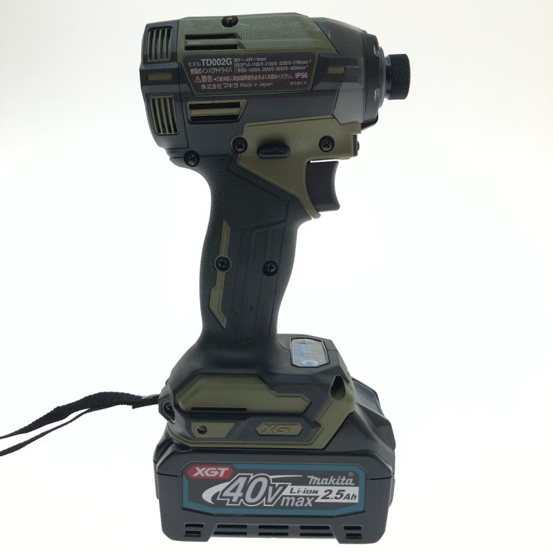 中古】 MAKITA マキタ 充電式インパクトドライバ 40V TD002GRDXO ...