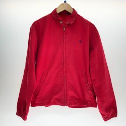 □□ POLO RALPH LAUREN ポロラルフローレン スイングトップ ジャケット Lサイズ レッド Bランク