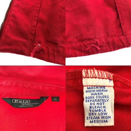  POLO RALPH LAUREN ポロラルフローレン スイングトップ ジャケット Lサイズ レッド