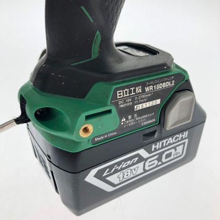  HITACHI 日立 コードレスインパクトレンチ 18V WR18DBDL2 グリーン