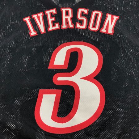  REEBOK リーボック NBA アレン・アイバーソン ユニフォーム スポーツウェア レッド×ブラック