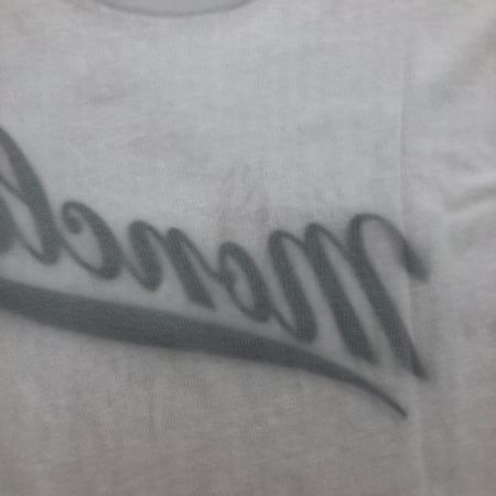  MONCLER モンクレール レタリング ロゴ エンブロイダリー ロングスリーブ 長袖Tシャツ XLサイズ I10918D00002 8390T ホワイト