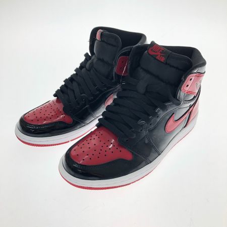  NIKE ナイキ スニーカー エア ジョーダン 1 RETRO HIGH OG 25cm 555088-063 ブラック×レッド