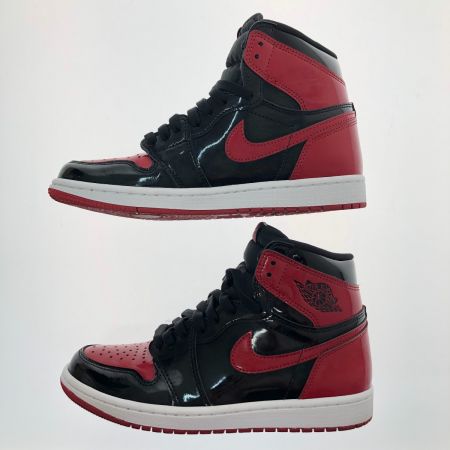  NIKE ナイキ スニーカー エア ジョーダン 1 RETRO HIGH OG 25cm 555088-063 ブラック×レッド