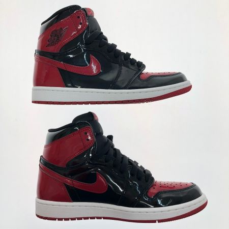  NIKE ナイキ スニーカー エア ジョーダン 1 RETRO HIGH OG 25cm 555088-063 ブラック×レッド
