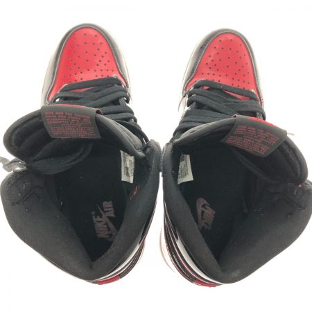  NIKE ナイキ スニーカー エア ジョーダン 1 RETRO HIGH OG 25cm 555088-063 ブラック×レッド