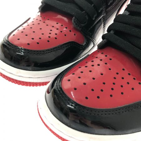  NIKE ナイキ スニーカー エア ジョーダン 1 RETRO HIGH OG 25cm 555088-063 ブラック×レッド