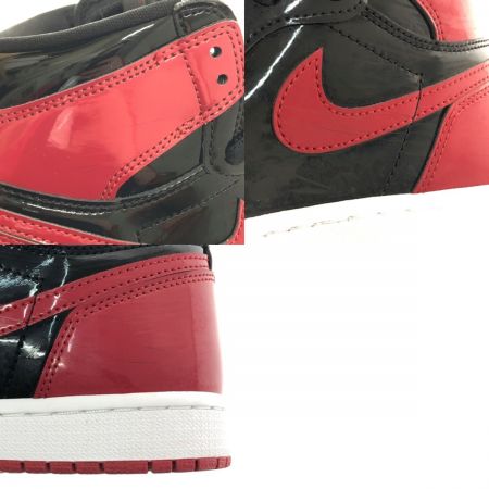  NIKE ナイキ スニーカー エア ジョーダン 1 RETRO HIGH OG 25cm 555088-063 ブラック×レッド