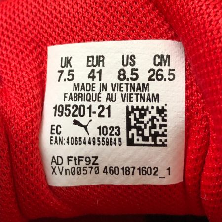  PUMA プーマ フライヤー フレックス ランニングシューズ 26.5cm 本体のみ 195201-21 レッド