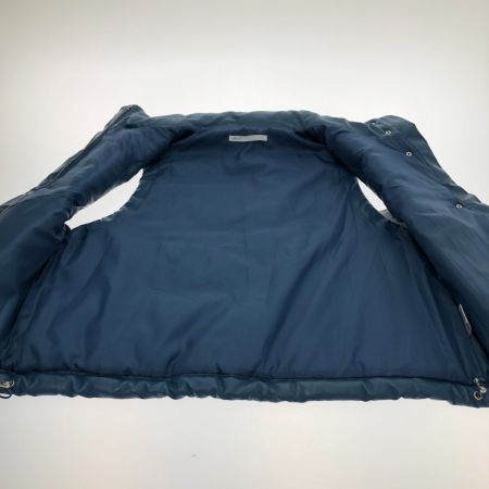  ReMIT フェイクレザーダウンベスト フリーサイズ スカイブルー