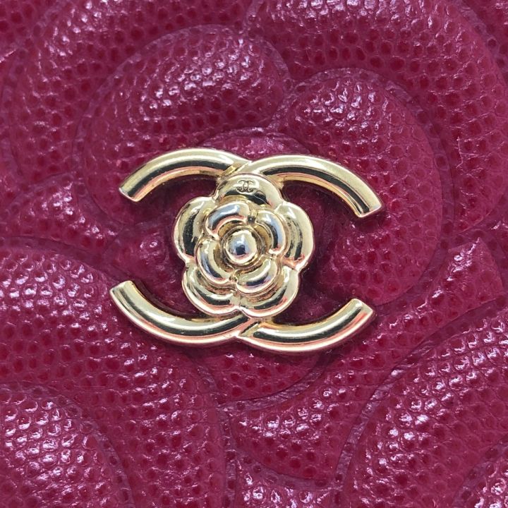CHANEL シャネル カメリア ラウンドファスナー コインケース 本体のみ