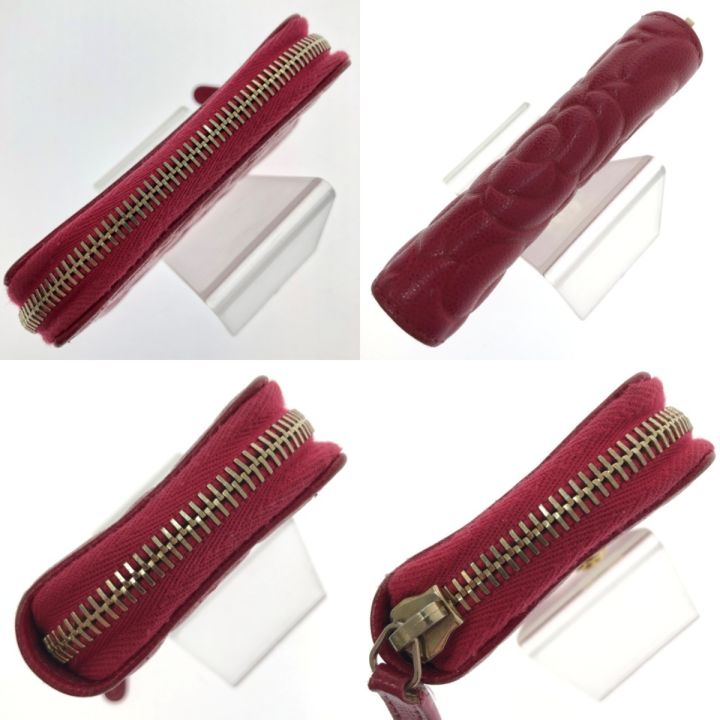 CHANEL シャネル カメリア ラウンドファスナー コインケース 本体のみ