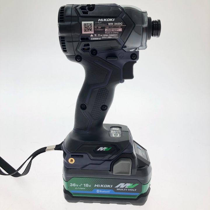 中古】 HiKOKI ハイコーキ コードレスインパクトドライバ 36V WH36DC ...