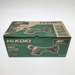 □□ HiKOKI ハイコーキ 100mmコードレスディスクグラインダ 36V G3610DC(NN) Sランク