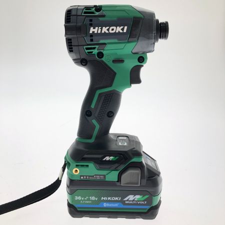  HiKOKI ハイコーキ コードレスインパクトドライバ 36V WH36DD(2XHLSZ) アグレッシブグリーン