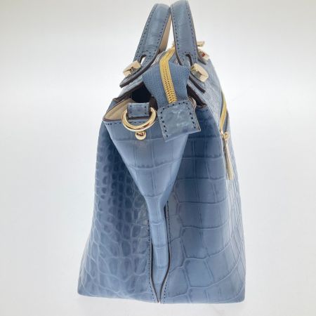  Modaprincipe 2ＷＡＹ　ハンドバッグ　ショルダーバッグ くすみブルー