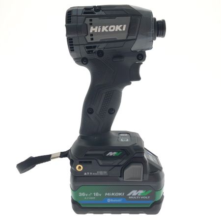  HiKOKI ハイコーキ コードレスインパクトドライバ 36V WH36DD(2XHBSZ) ブラック