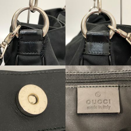  GUCCI グッチ バンブー 2way ショルダーバッグ 本体のみ 1577 ブラック