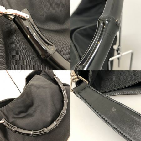  GUCCI グッチ バンブー 2way ショルダーバッグ 本体のみ 1577 ブラック
