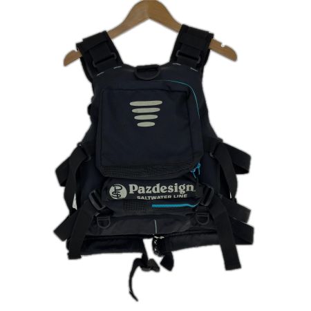  Pazdesign パズデザイン フィッシングベスト SALTWATER LINE ブラック