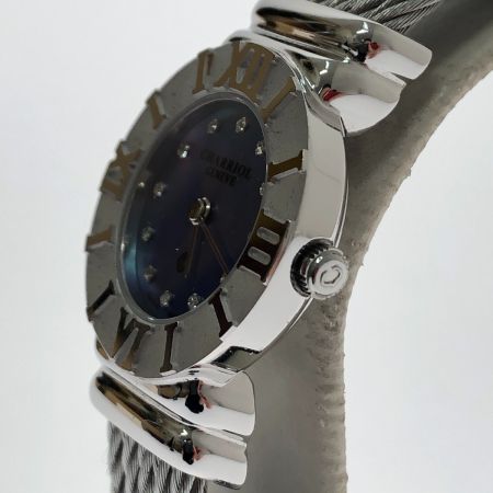  PHILIPPE CHARRIOL 腕時計 サントロペ クオーツ SV925 028S ブルーシェル文字盤