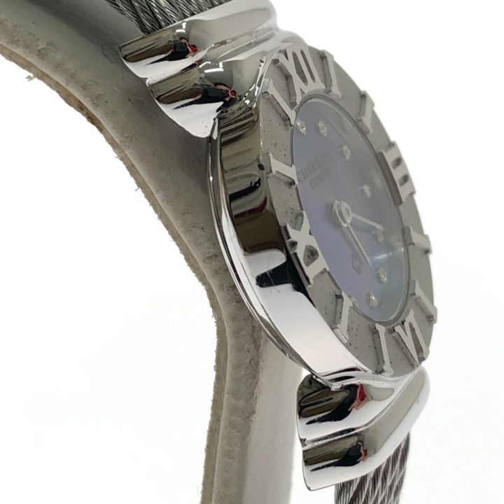 CHARIOL 紫文字盤 時計 サントロペ プラム シェル値下げ中 CHARIOL 紫文字盤 時計 サントロペ プラム シェル値下げ中