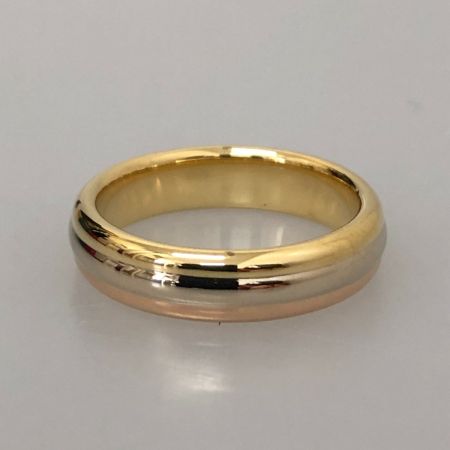  Cartier カルティエ ヴァンドーム 旧型リング 指輪 磨き処理済 K18/K18WG/K18PG