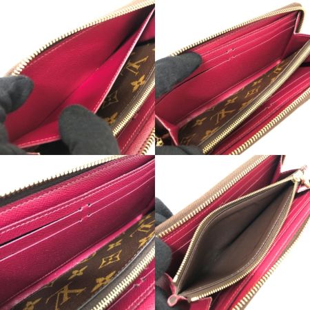  LOUIS VUITTON ルイヴィトン 長財布 モノグラム ポルトフォイユ・クレマンス M60742 フューシャ