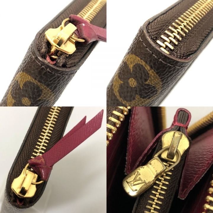 LOUIS VUITTON ルイヴィトン 長財布 モノグラム ポルトフォイユ・クレマンス M60742 フューシャ｜中古｜なんでもリサイクルビッグバン