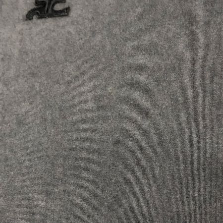  courreges クレージュ 半袖Tシャツ クロップド XXLサイズ 223JTS077JS00719071 グレー