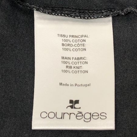  courreges クレージュ 半袖Tシャツ クロップド XXLサイズ 223JTS077JS00719071 グレー